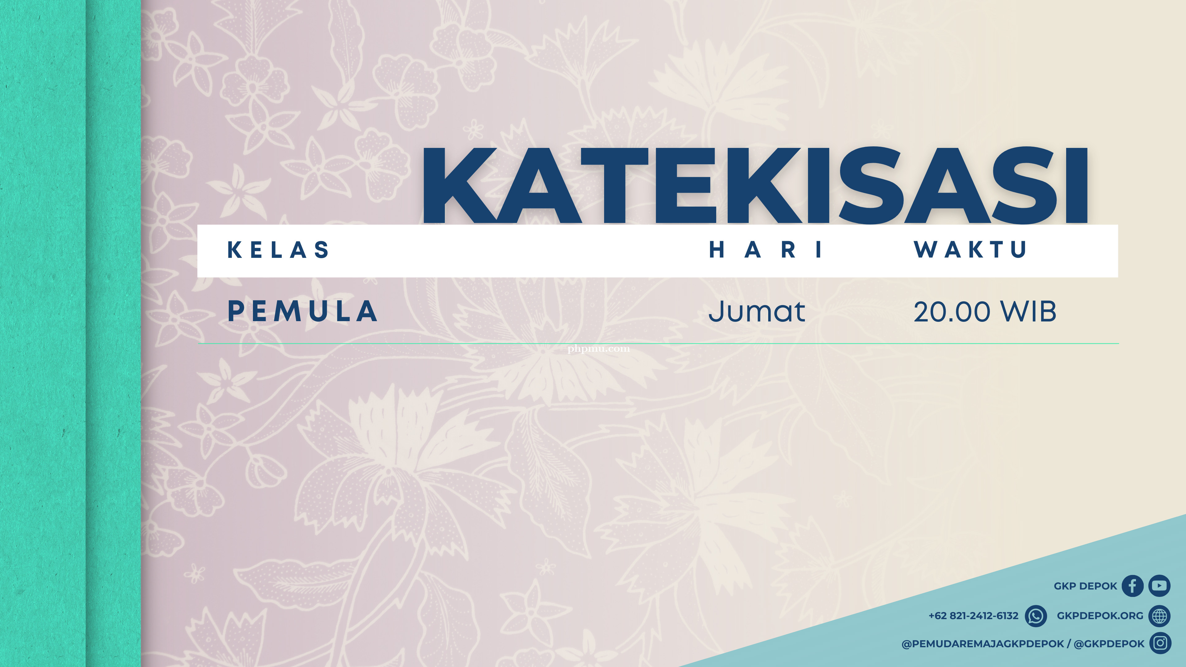 Jadwal Katekisasi