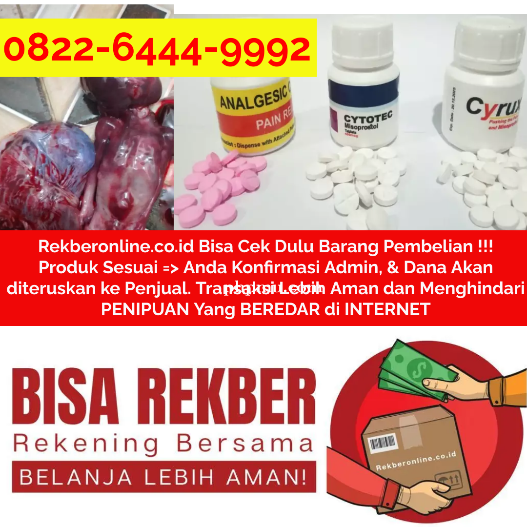 Jual Obat Aborsi Cytotec Wa 0822-6444-9992 klinik Jual Obat Penggugur Kandunga