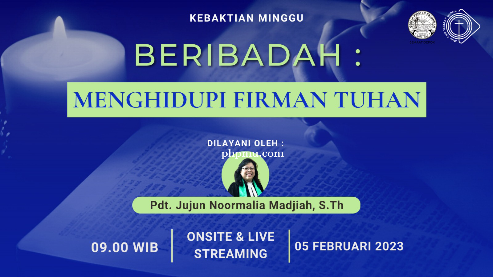 Kebaktian Minggu 5 Februari 2023