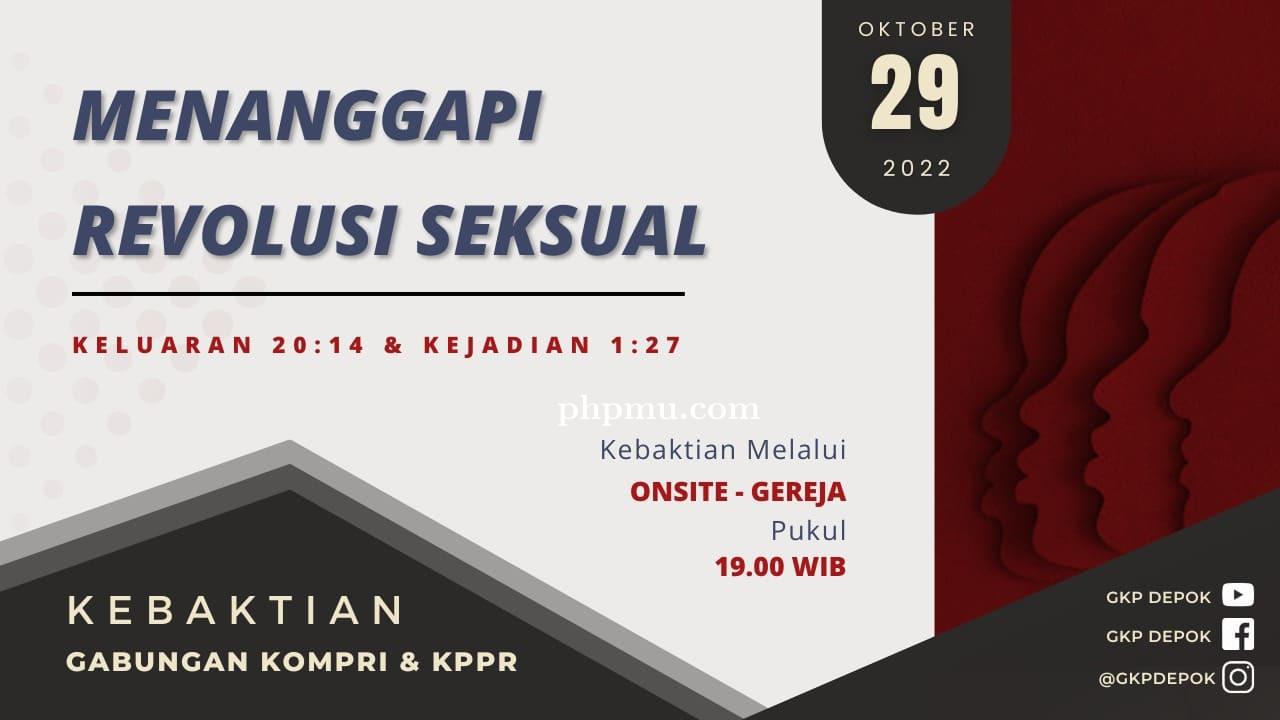 Kebaktian Gabungan KOMPRI & KPPr 29 Oktober 2022