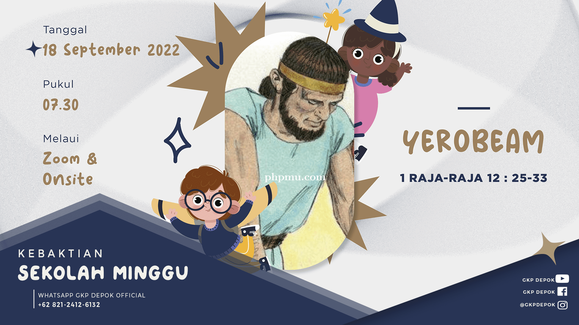 Kebaktian Sekolah Minggu 18 September 2022
