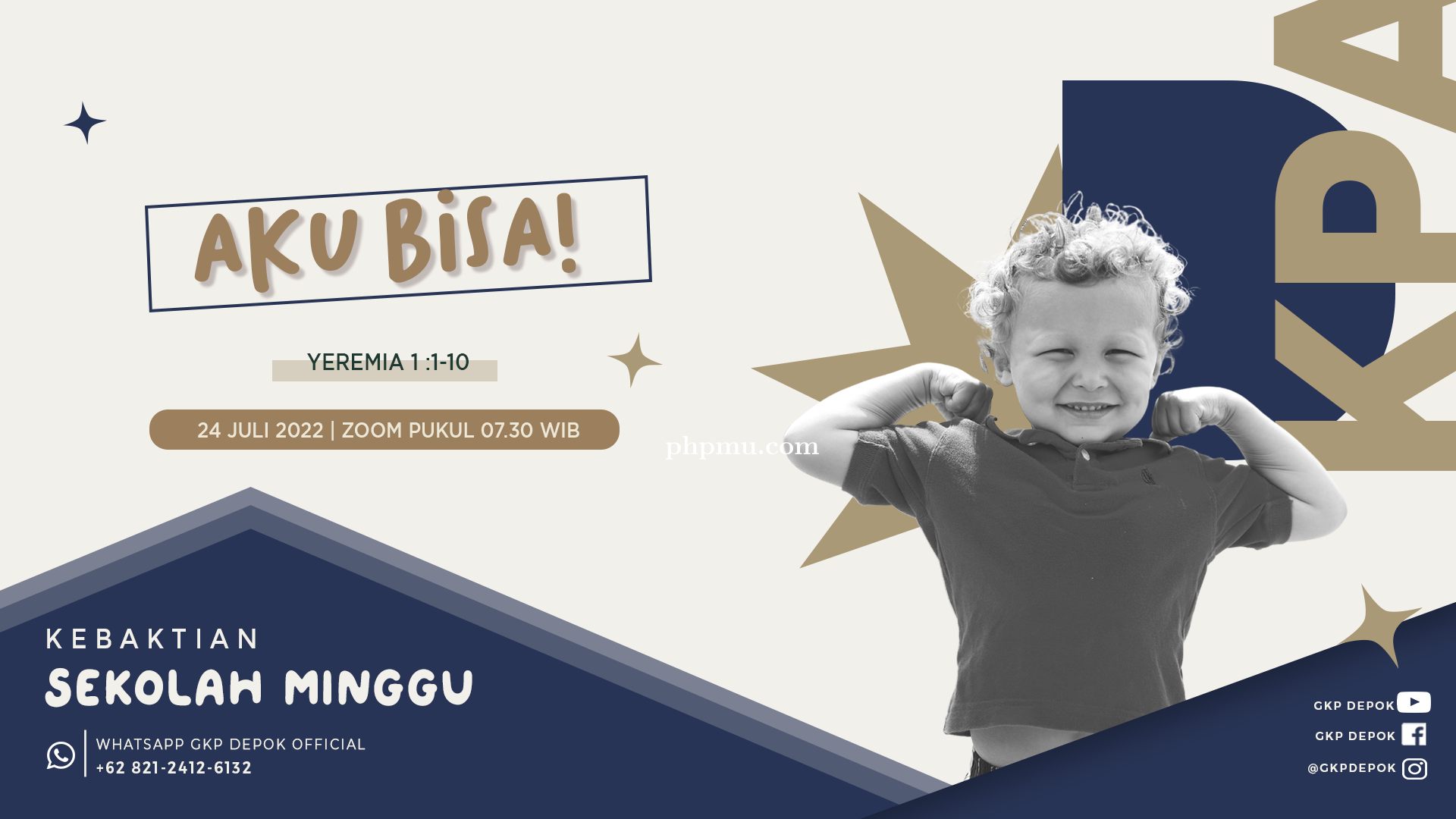 Kebaktian Sekolah Minggu 24 Juli 2022