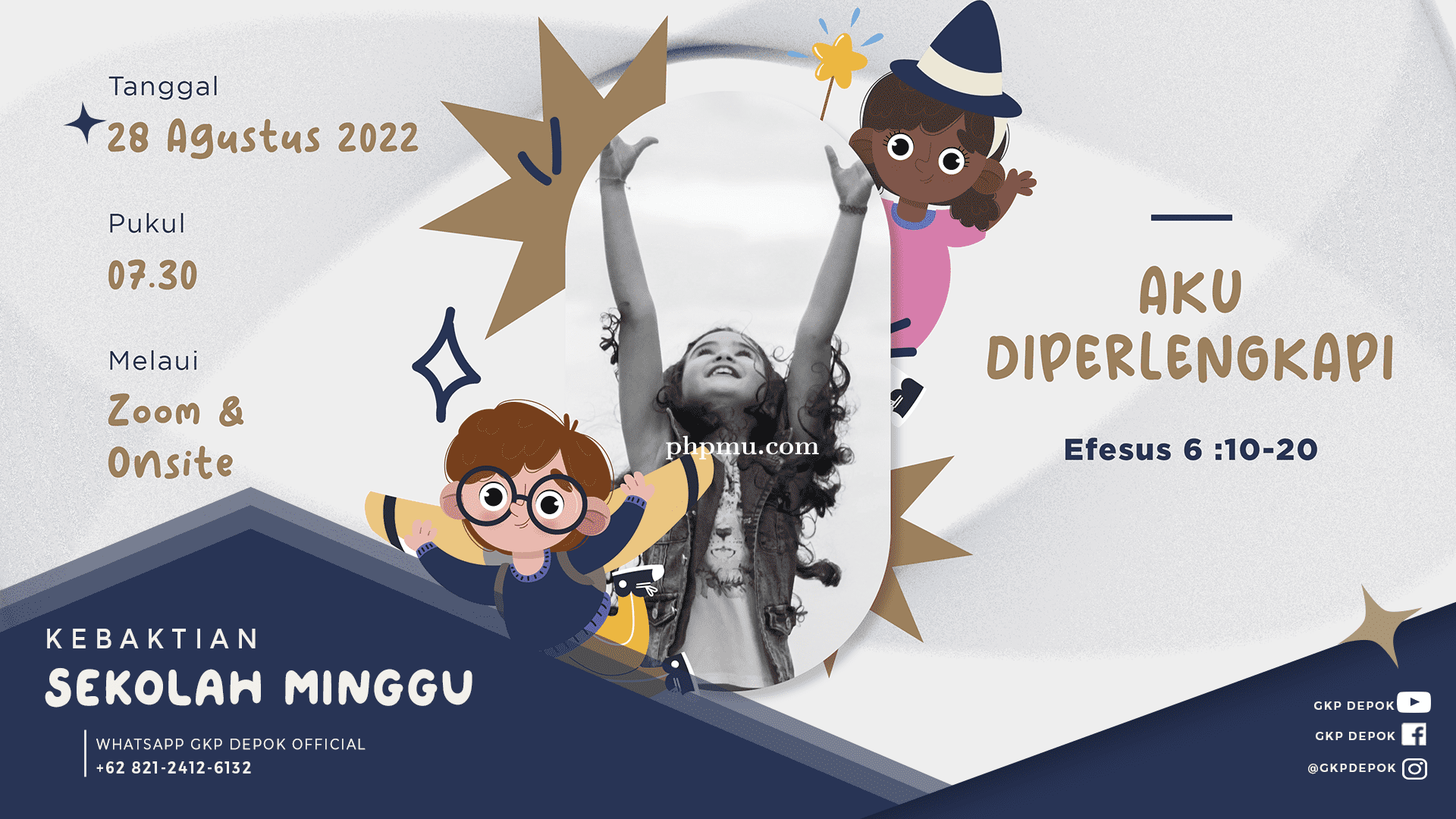 Kebaktian Sekolah Minggu 28 Agustus 2022
