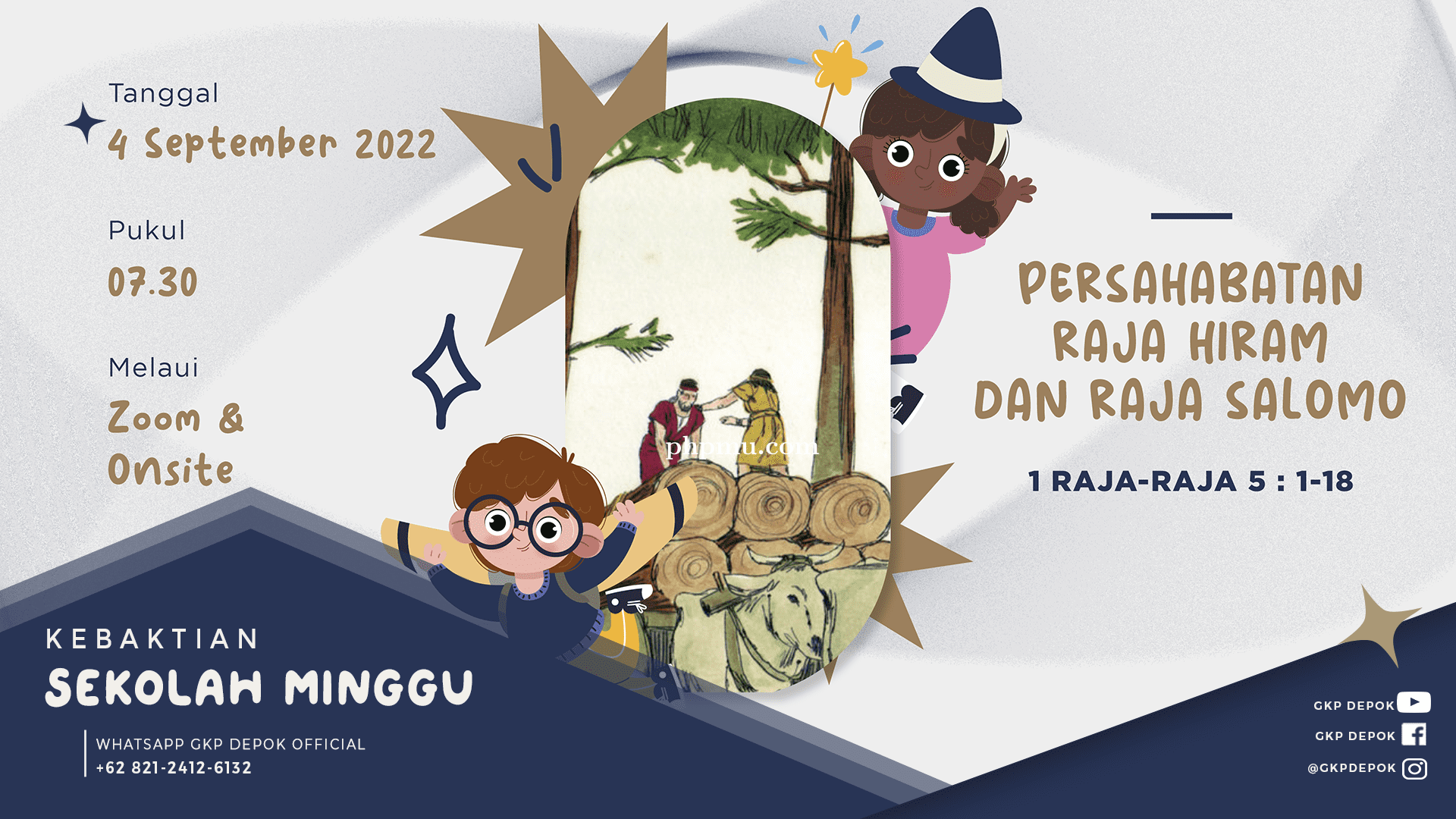 Kebaktian Sekolah Minggu 4 September 2022