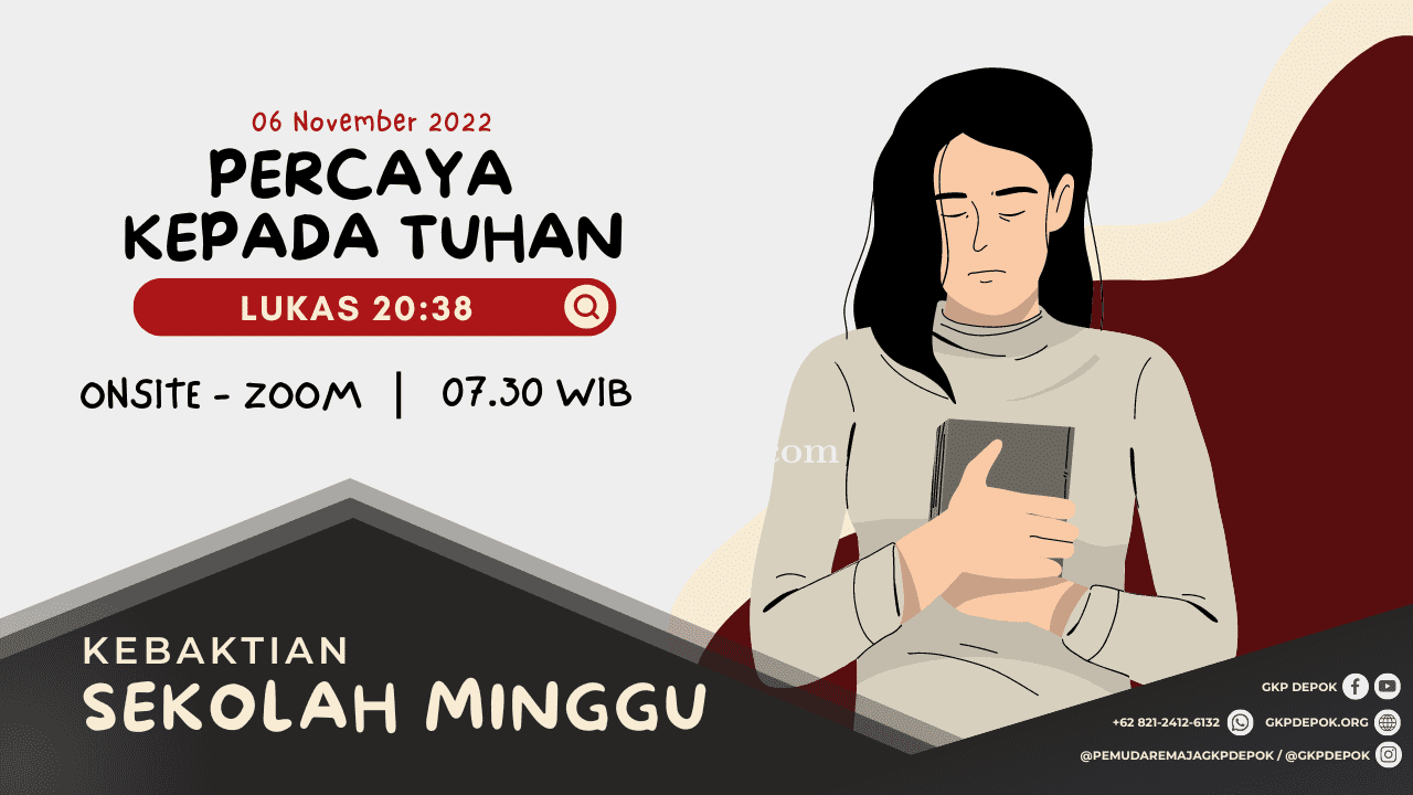 Kebaktian Sekolah Minggu 6 November 2022