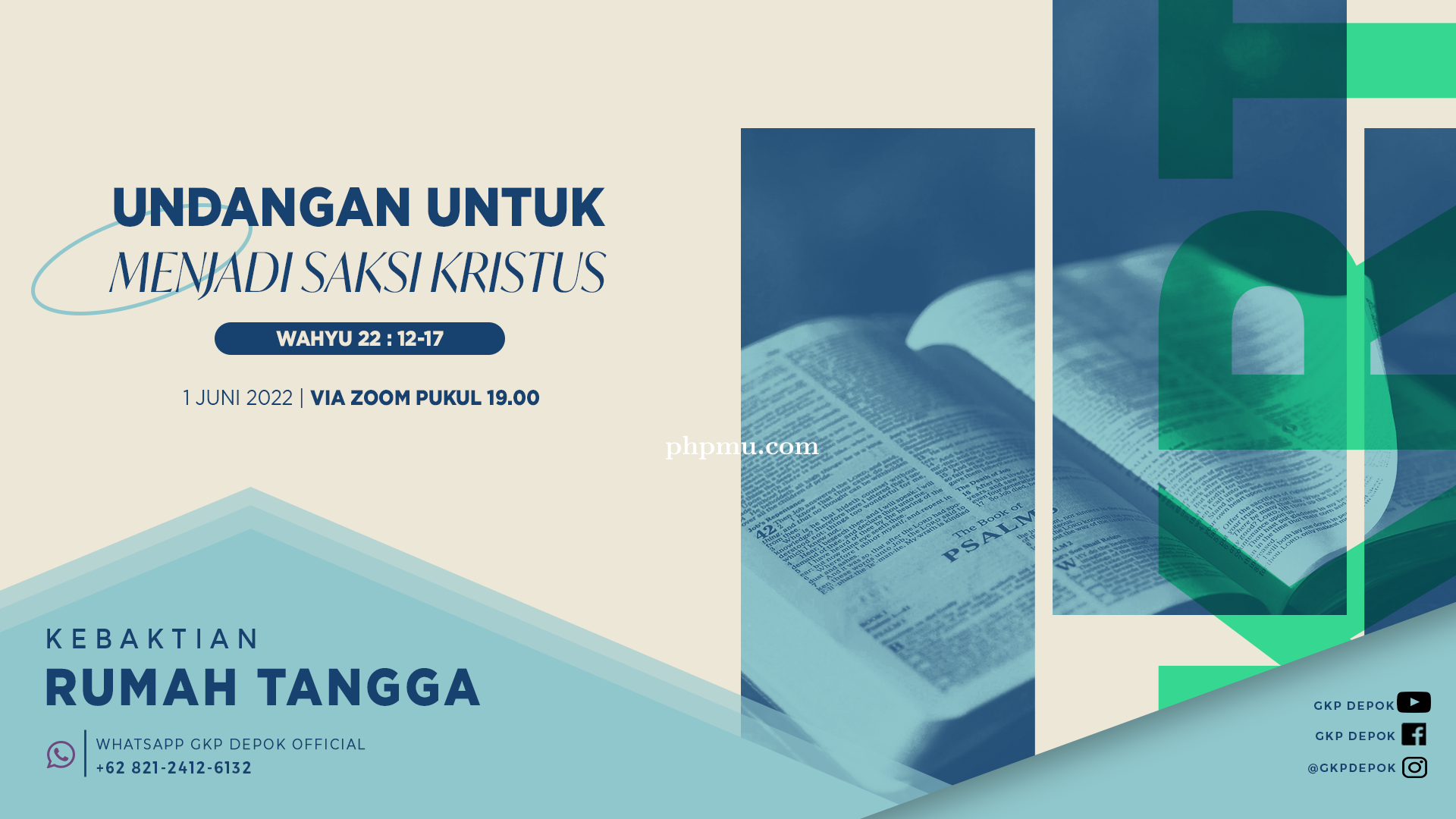 Kebaktian Rumah Tangga 1 Juni 2022