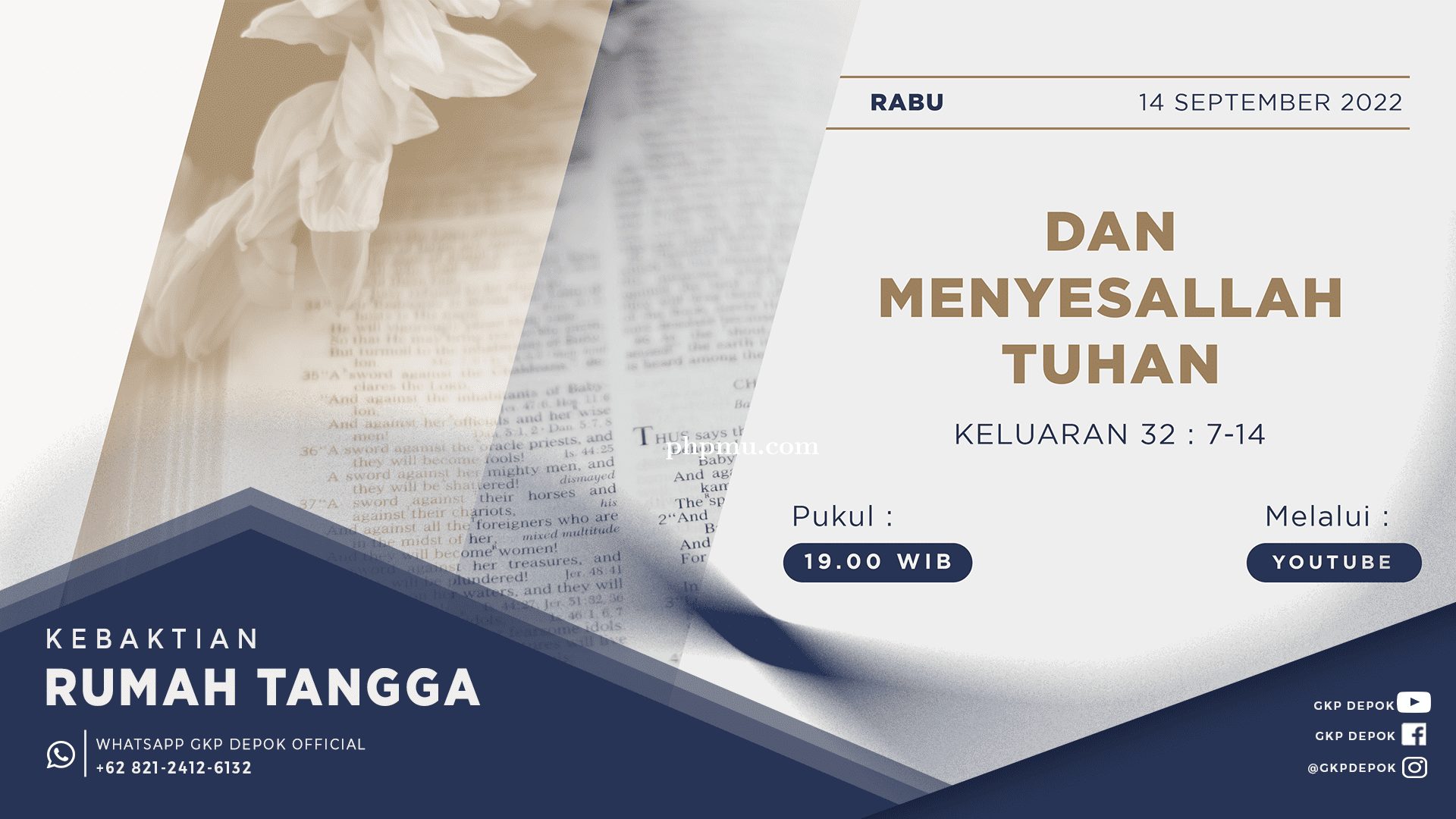 Kebaktian Rumah Tangga 14 September 2022