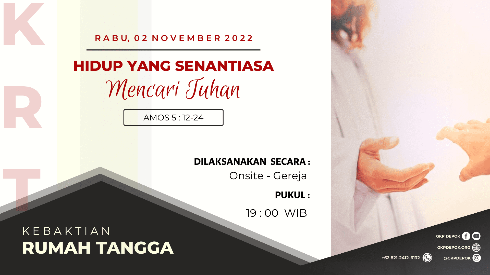 Kebaktian Rumah Tangga 2 November 2022