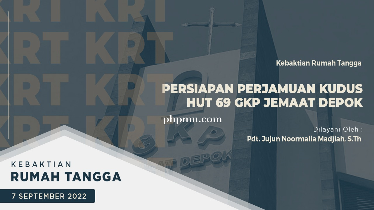 Kebaktian Rumah Tangga 7 September 2022