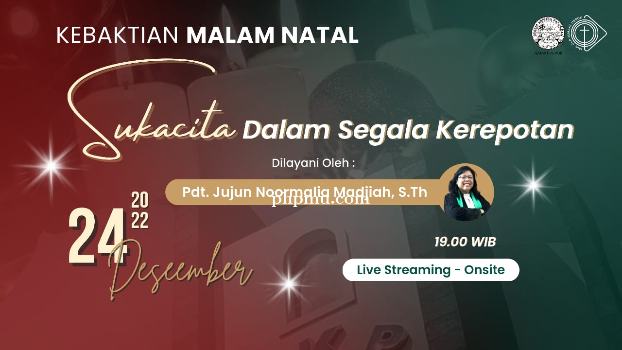 Kebaktian Malam Natal 24 Desember 2022