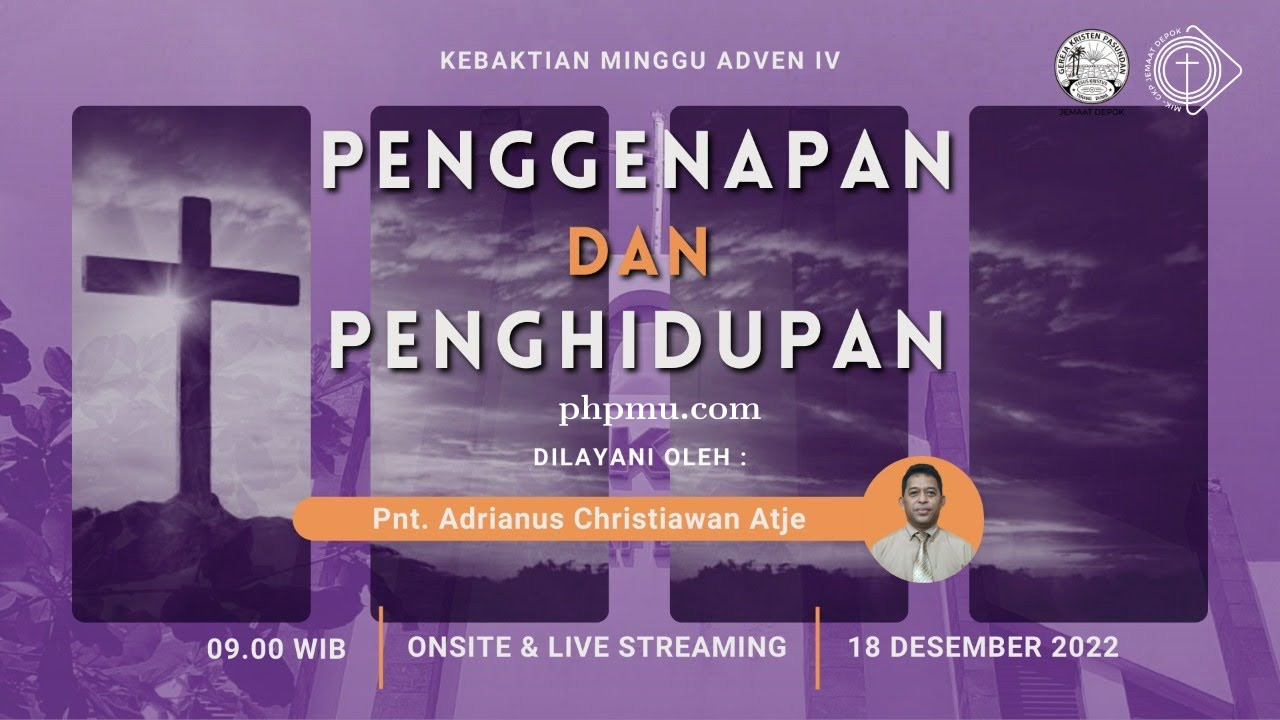 Kebaktian Minggu 18 Desember 2022