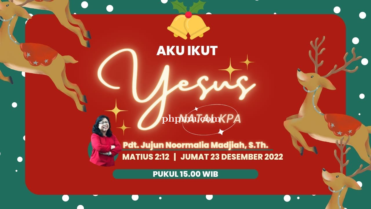 Kebaktian Natal Sekolah Minggu 23 Desember 2022