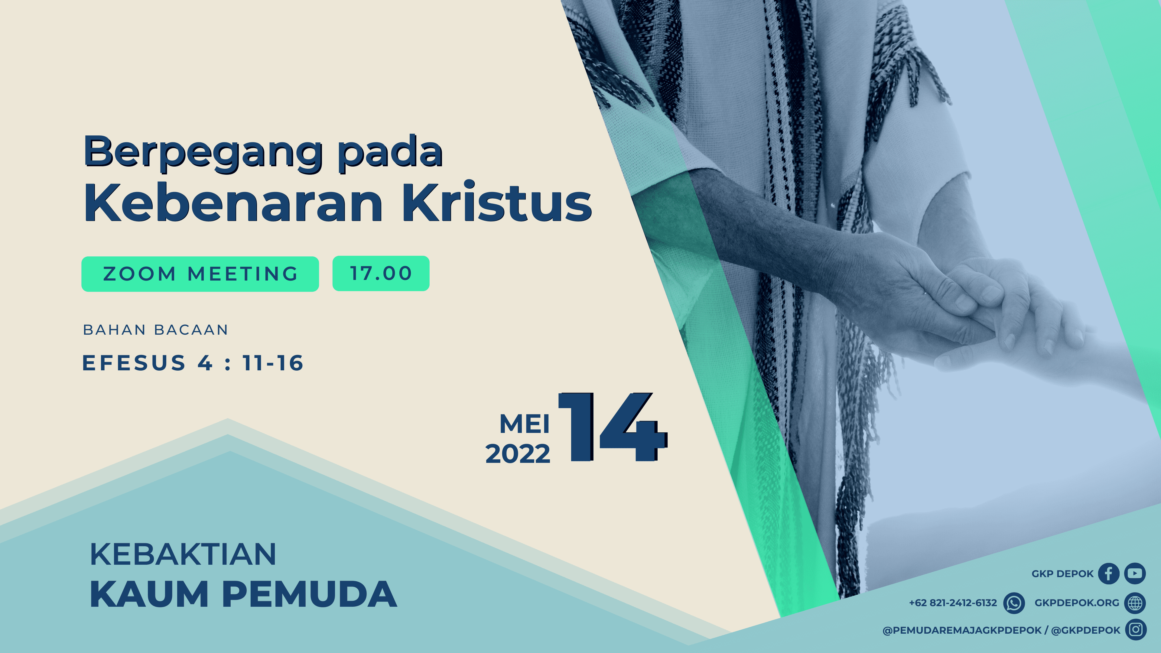 Kebaktian Kaum Pemuda 14 Mei 2022