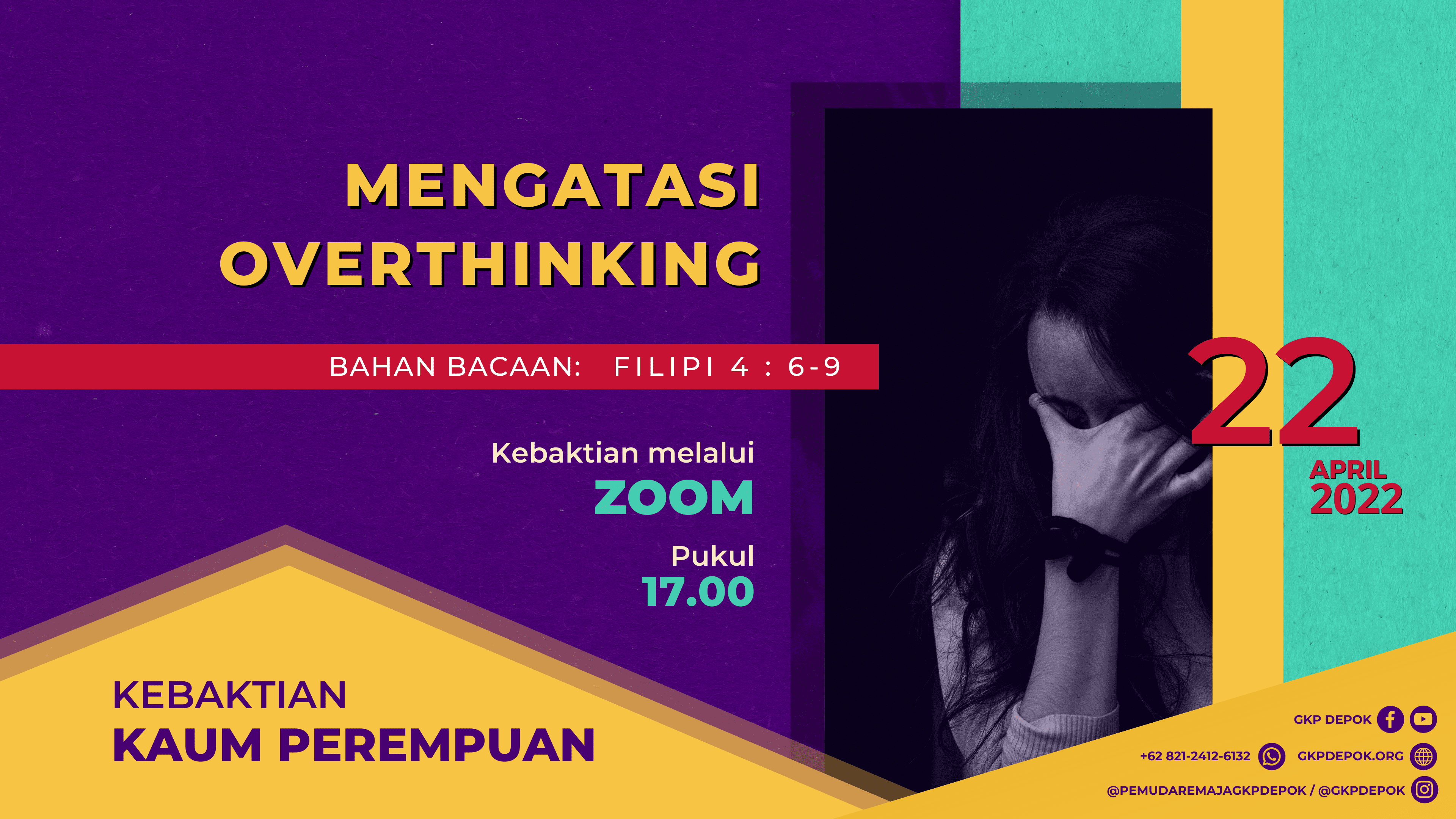 Kebaktian Kaum Perempuan 22 April 2022