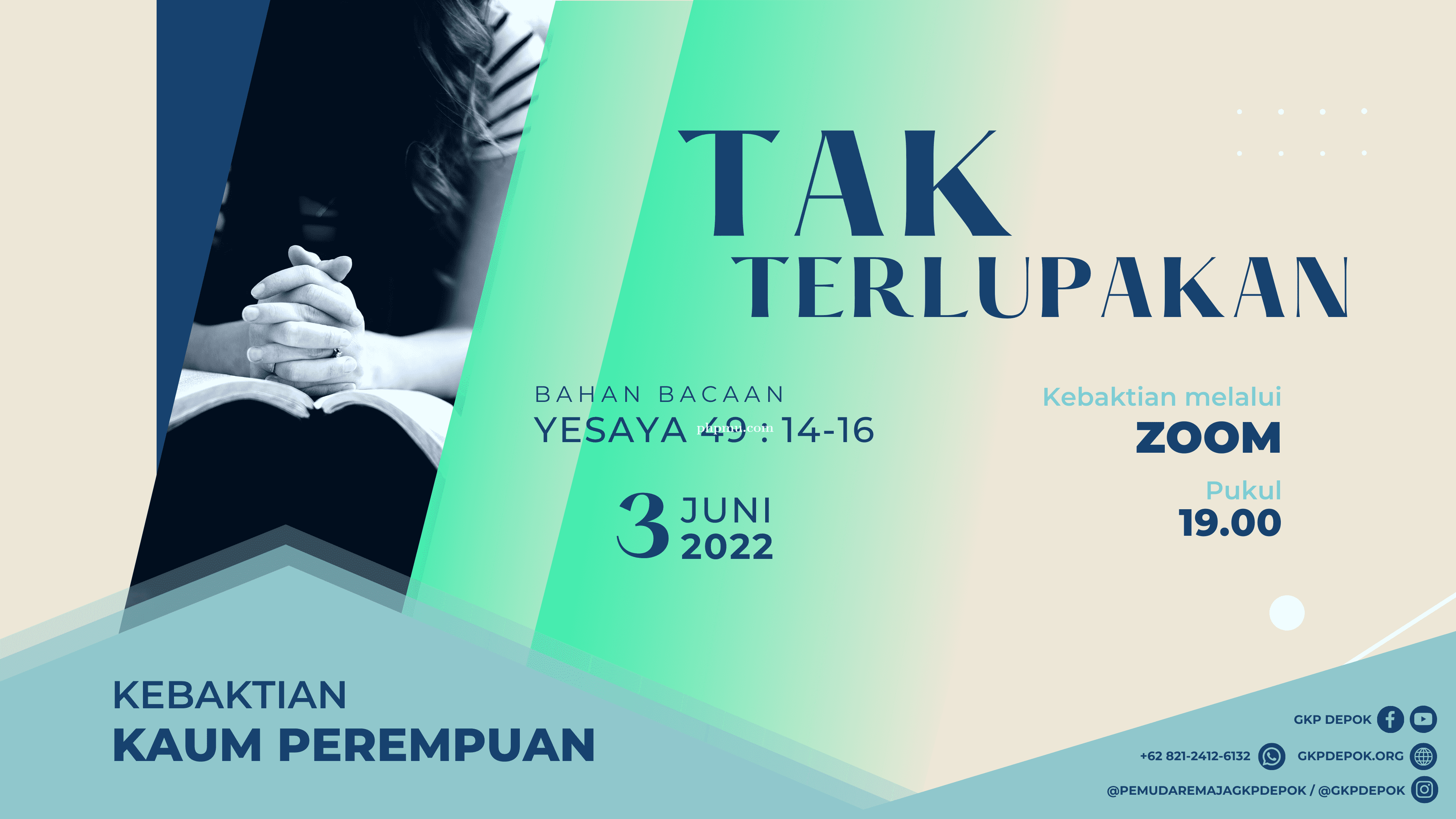Kebaktian Kaum Perempuan 3 Juni 2022