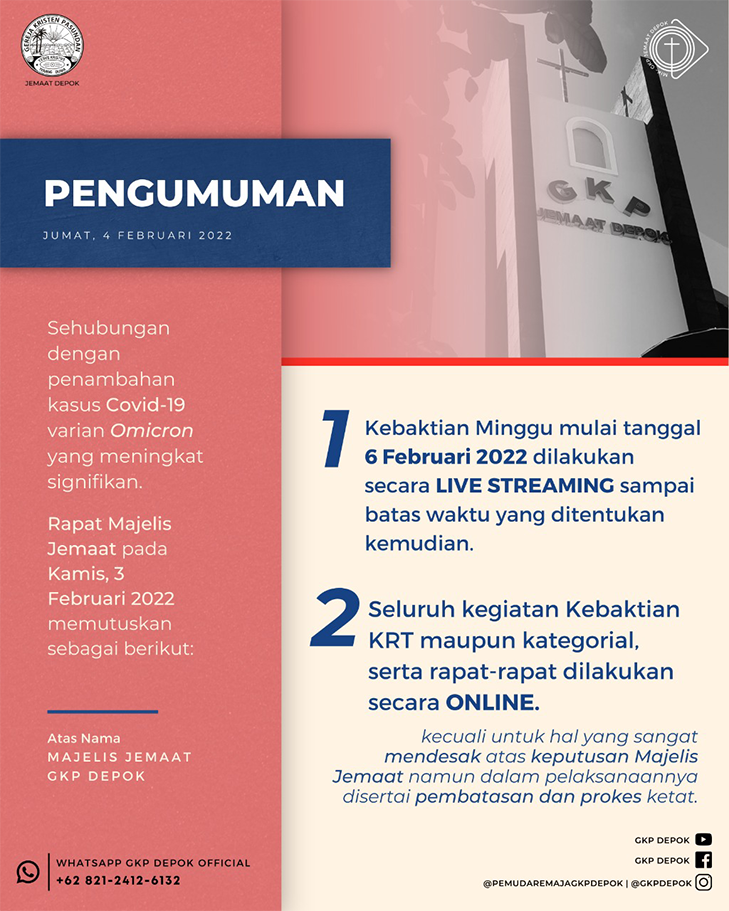 Pengumuman Terkait COVID-19