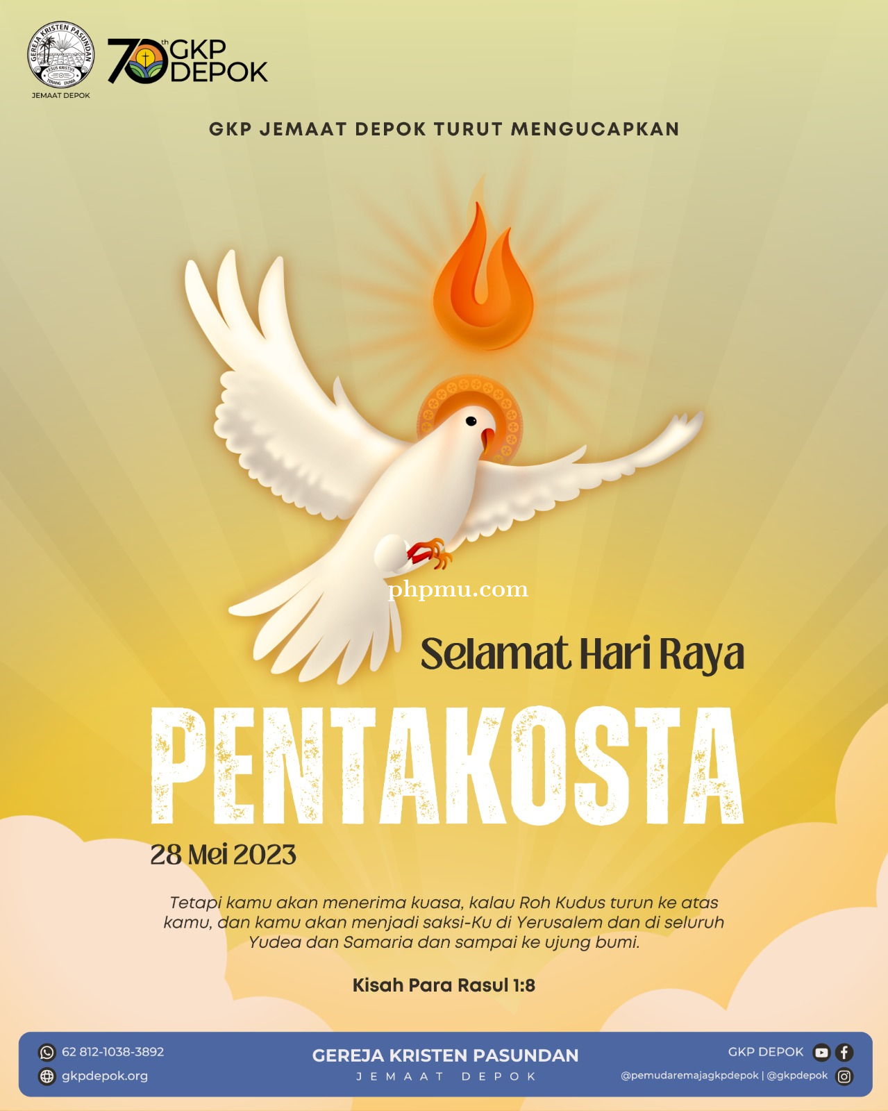 Selamat Hari Raya Pentakosta 28 Mei 2023